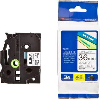 Brother TZe-261 Tape Black on White, Laminated, 36mm, 8 m - Eco (BTZe-261)
