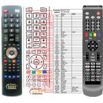 GENERAL CLARKE TECH ET-9100, ET-9200, ET-9500HD - съвместимо дистанционно управление на марката General (ET-9100, ET-9200, ET-9500HD) Дистанционно