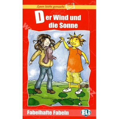 Der Wind und die Sonne zjednodušené čítanie v nemčine vr. CD pre deti