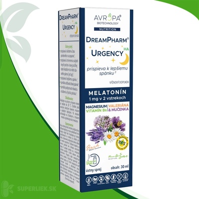 Avropa DreamPharm Urgency HA ústny sprej 30 ml