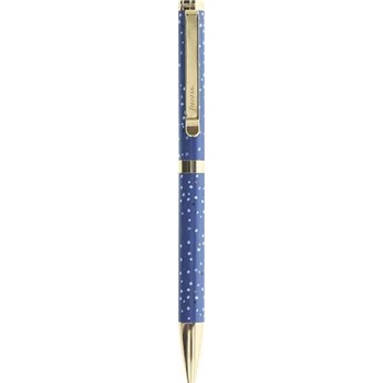 FILOFAX Химикалка, 1, 0 мм, златен клипс, син корпус, FILOFAX "Indigo", черна FX-132766 (FX-132766)