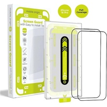 Mobile Origin Screen GuardWith Easy Applicator 2 Pack iPhone 16 Pro SGA-F-i16Pro-2pk