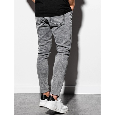 Ombre Clothing Pánské džínové kalhoty Irm šedá