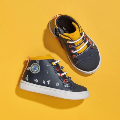 Mayoral Боти фантазия в морско синьо с планети Майорал