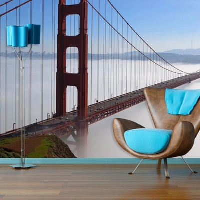 Sablio Tapeta Golden Gate v hmle, rozmery 336x220 cm