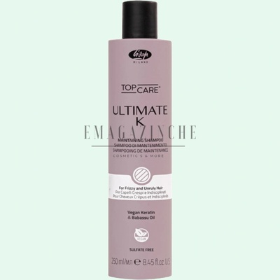 Lisap Professional Milano Lisap Дисциплиниращ шампоан за къдрава и непокорна коса 250 мл. Ultimate K Maintaining Shampoo (132406)