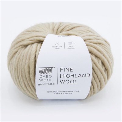Fine Highland Wool Fine Highland Wool: Písková (2402)