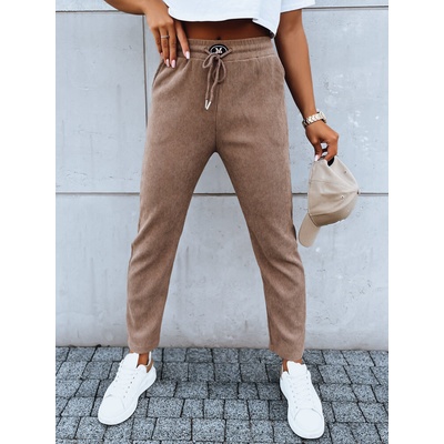 Dstreet STARLUXE dámské tepláky camel UY1646