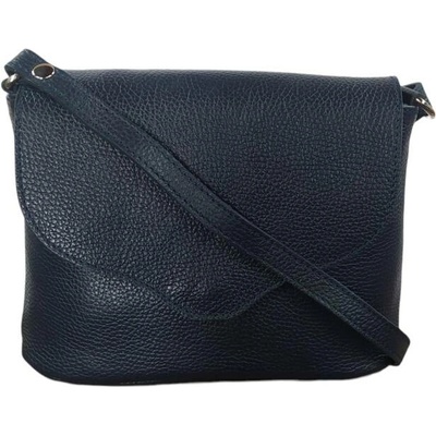 Vera Pelle dámská crossbody kožená 1661 tmavě modrá tmavě modrá