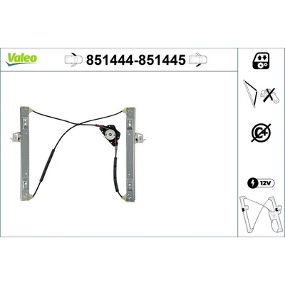 Zvedací zařízení oken VALEO 851444