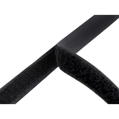 Stoklasa Suchý zip háček + plyš šíře 16 mm Balení: 25 m, Varianta: 2 černá 2 černá