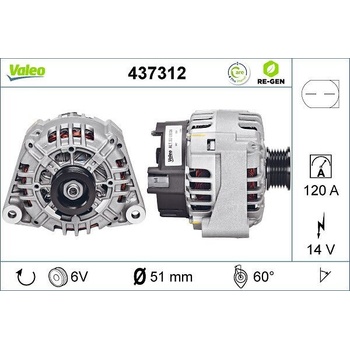 Generátor VALEO 437312