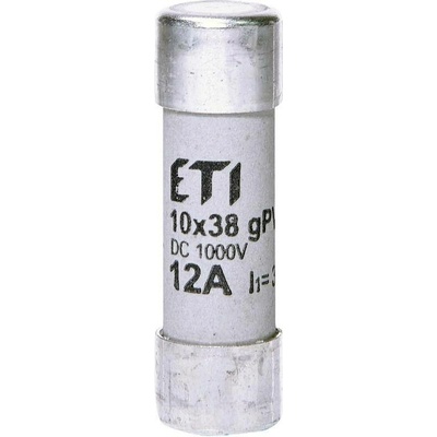 ETI Válcová pojistka CH10x38 gPV 12A/1000V DC 002625077