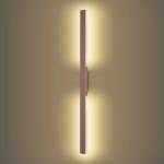 Brilagi - LED външен стенен осветител LUNA LED/24W/230V 3000K IP65 100 cm кафяв CRI 90 (BG4639)