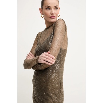 PINKO Рокля Pinko в зелено дълга със стандартна кройка 104709 A2EX (104709.A2EX)