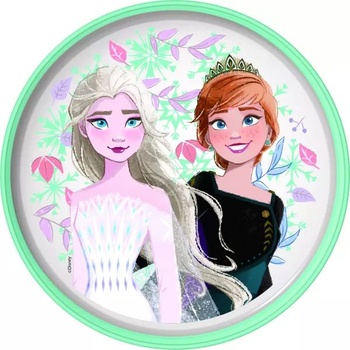 QX Замръзналото кралство: Пластмасова чиния с неплъзгаща основа (674742)