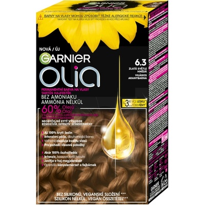 Garnier Olia 6.3 zlatá svetlo hnedá farba na vlasy