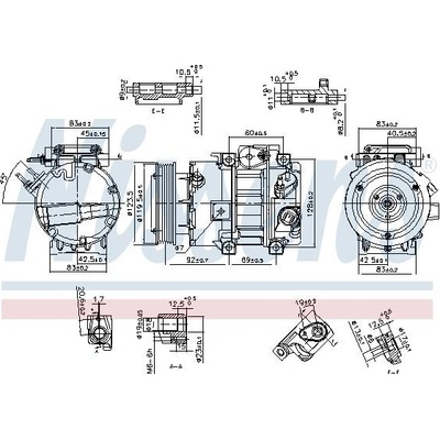 Kompresor, klimatizace NISSENS 890917 890917