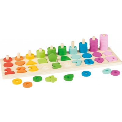 Montessori Playtive Dřevěná matematická sada - Logická hra – Zboží Dáma