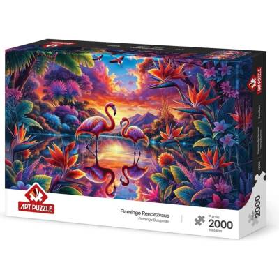 ART PUZZLE Setkání plameňáků 2000 dílků