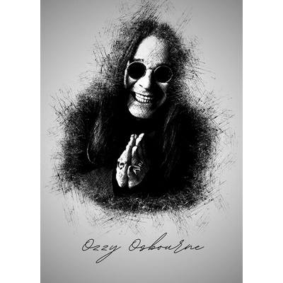 Plagát, Obraz - Ozzy O. Sketch, 30 × 40 cm