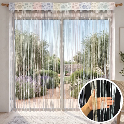Ervi® Provázková záclona Ambiance Rainbow 250 × 300 cm – Hledejceny.cz