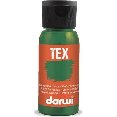 Darwi Tex barva na textil Zelená moos 50 ml