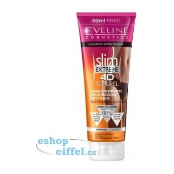 Eveline Cosmetics Slim Extreme 4D Scalpel Superkoncentrované sérum redukující tukové tkáně 250 ml
