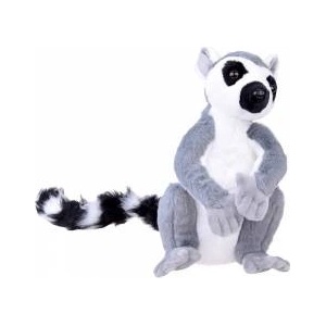 BEPPE Maskotka duży pluszowy Lemur z Madagaskaru siedzący 27cm 14159