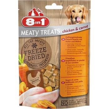 8in1 Dog Freeze Dried Chicken & carrots 50 g
