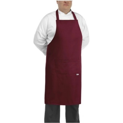 Egochef zástera ku krku BIG BOY bordová