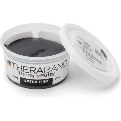 THERA-BAND Therapy Putty terapeutická hmota 85 g šedá extra tuhá