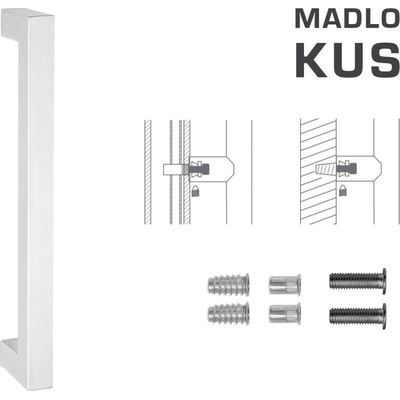 MPkovania FT - MADLO kód K02K 25x25 mm SP ks Rozteč madla: 1200 mm, Rozmer profilu madla: 25x25 mm, Dĺžka: 1225 mm