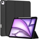 Techsuit Калъф за iPad Air 13 (2024) - Flex Trifold - черен