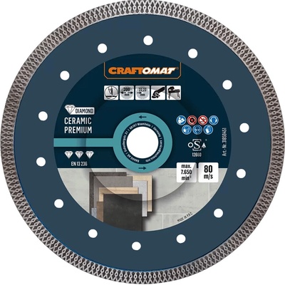 Craftomat Rezný kotúč diamantový 200 x 1 x 22,23 mm 6680012
