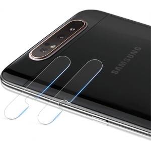  Два броя удароустойчив стъклен протектор за камера марка IMAK за Samsung Galaxy A80