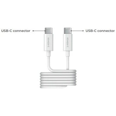 2-Power 2PUC2M06W 100W USB-C to USB-C 2m