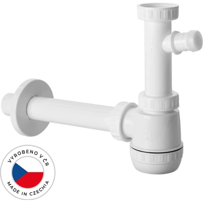 CERANO Sifón umývadlový - s prípojkou práčka/umývačka - Mini - 5/4" - plast - DN32/250mm