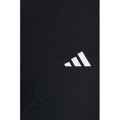 adidas Performance Къс панталон за трениране adidas Performance Optime в черно с изчистен дизайн висока талия IQ2686 (IQ2686)