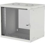 LANDE SOHO Комуникационен шкаф LANDE SOHO 12U / 19`` / 535x400x572 mm / 80 kg / Сив / Стъклена врата