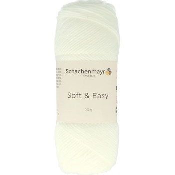 Schachenmayr Soft & Easy 00001 biela
