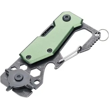 Image 1 of TROIKA Многофункционален мини инструмент/ключодържател Troika - TOOLINATOR CARD, зелен (CKT25/GR)