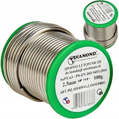 Cín Diamond 2,5 mm 100 g