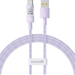 Baseus USB към Type-C кабел, супер бързо зареждане 100 W, 1 m - Baseus Gem (P10373002511-00) - Nebula Purple