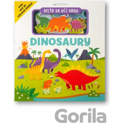 Dieťa sa učí hrou Dinosaury