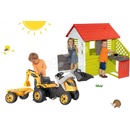 Smoby set domček Pretty Nature a traktor Builder Max
