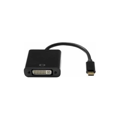 ProXtend USB-C (M) to DVI-I 24+5 (F) Adapter, Black 10CM