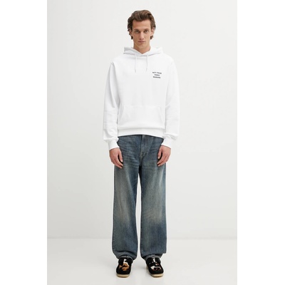 Drôle de Monsieur Памучен суичър Drôle de Monsieur Le Hoodie Slogan (PERM.HO162.CO127.WT)
