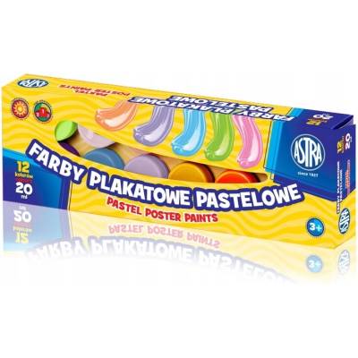Barvy na plakáty Astra 12 ks x 20 ml