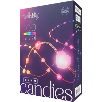 Twinkly TWKH200RGB-G LED RGB Stmievateľná vianočná reťaz 200xLED 14 m USB Wi-Fi TW0055